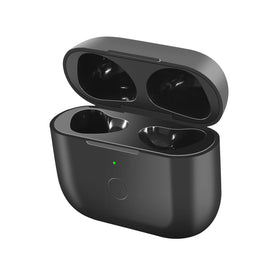 CCAN AirPod 3 charging case front view with a sleek black finish for easy handling