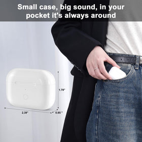 CCAN AirPods Pro case opened, highlighting large battery capacity