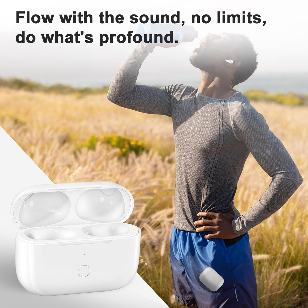 CCAN AirPods Pro case sync button enables easy Bluetooth pairing