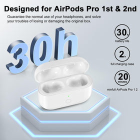 CCAN AirPods Pro replacement case interior battery view shows up to five charges