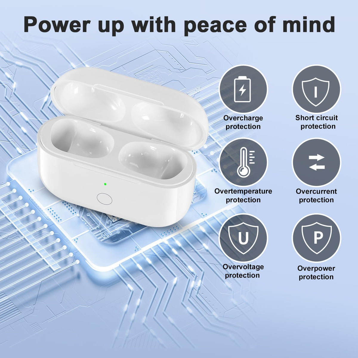 CCAN AirPods Pro case compact pebble design easy to carry during commutes