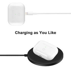 CCAN AirPods Pro case close-up shows nano-coating shell for 360-degree protection