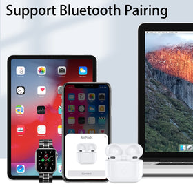 CCAN AirPods 3 charging case with Bluetooth sync button for quick pairing