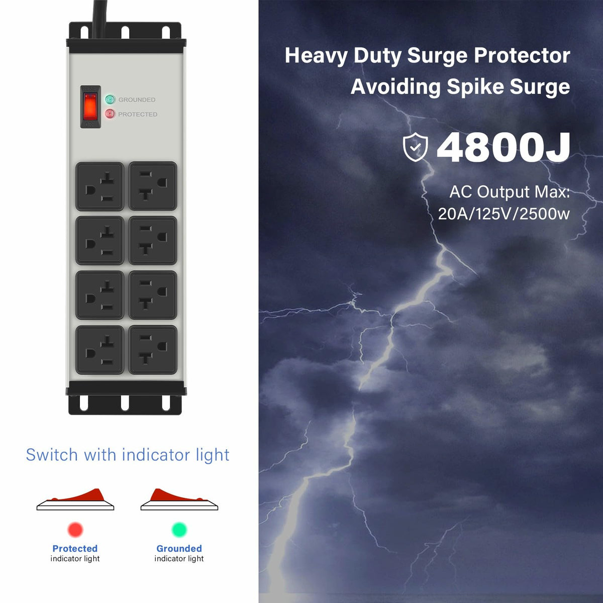 CCCEI 12-gauge cord extends reach for heavy equipment