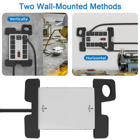 CCCEI 15 ft cord with cord wrap for organized cable storage and extended reach