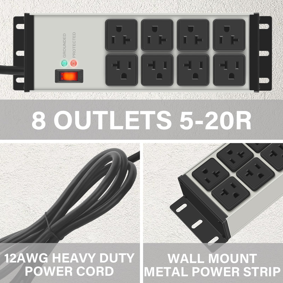 CCCEI 4800J surge protector protecting motors and electronics.