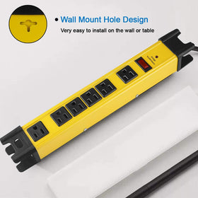 CCCEI 10ft heavy-gauge cord with cord-holder demonstrating tidy storage and long-reach convenience