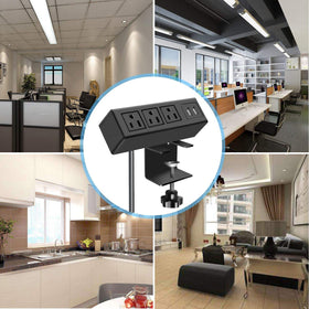 CCCEI desk clamp design demonstrates angled edge placement