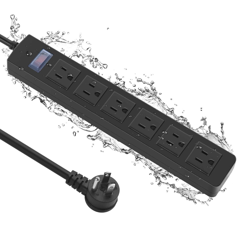 CCCEI front panel with six outdoor outlets showing versatile connections and convenience