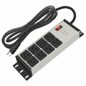 CCCEI heavy-duty power strip with eight outlets for organized workshop power