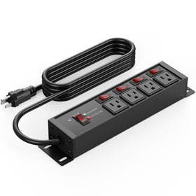 CCCEI heavy-duty surge protector with 20A outlets for high-demand tools