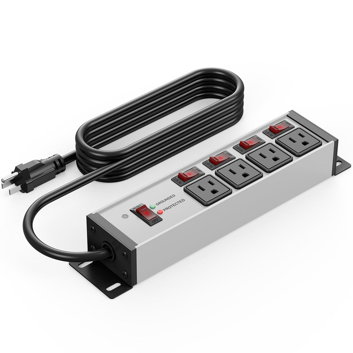 CCCEI heavy-duty surge protector with 25 ft cord for flexible workshop power access