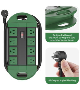 CCCEI powering Christmas lights in yard, simplifies holiday outdoor setup
