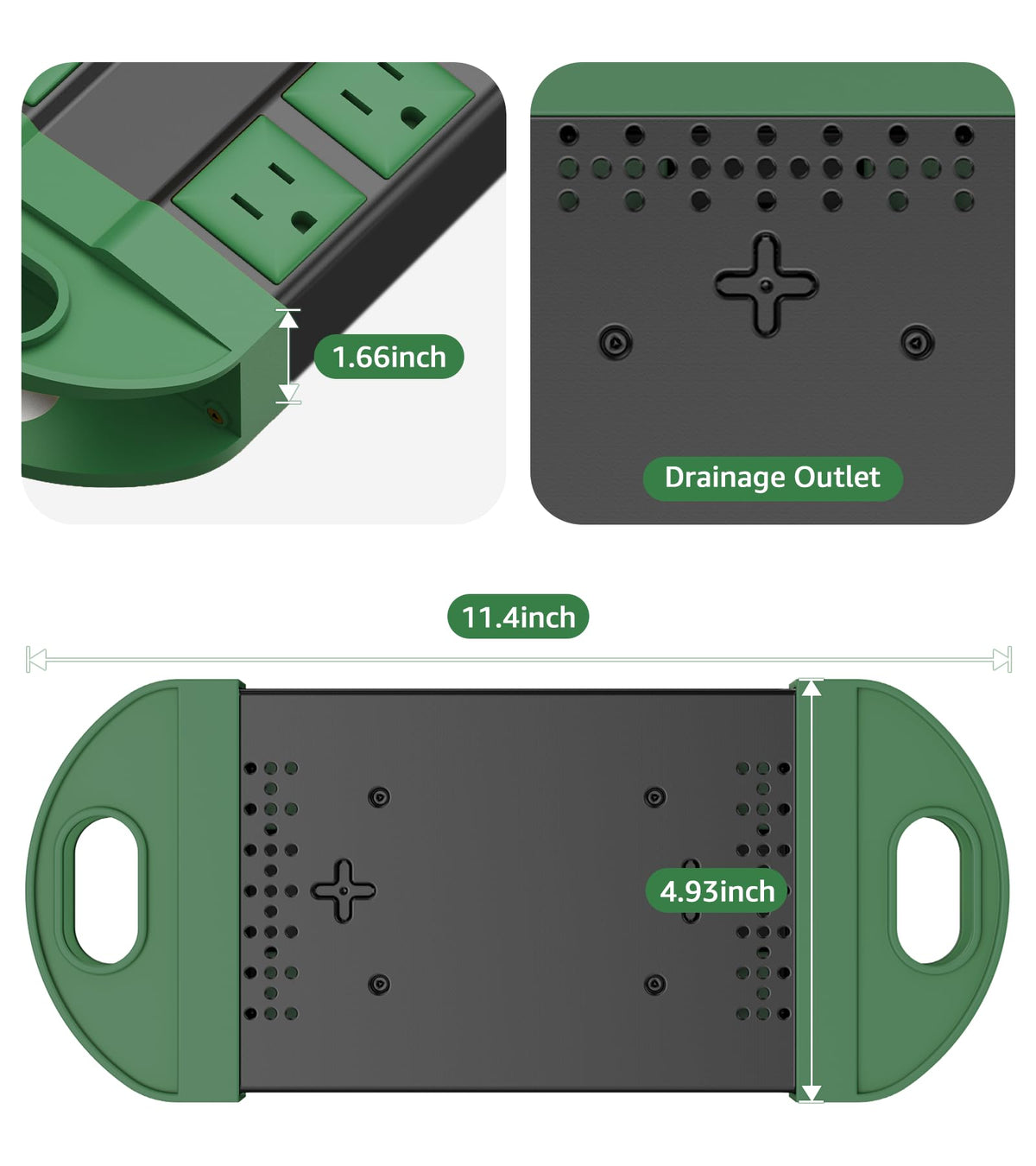 CCCEI powering yard lights and decorations demonstrating reliable outdoor surge protection