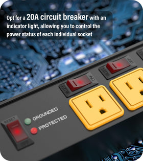 CCCEI mounted in a garage workshop offering organized power access