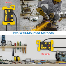 CCCEI next to hand tools showing size and scale while keeping multiple devices powered