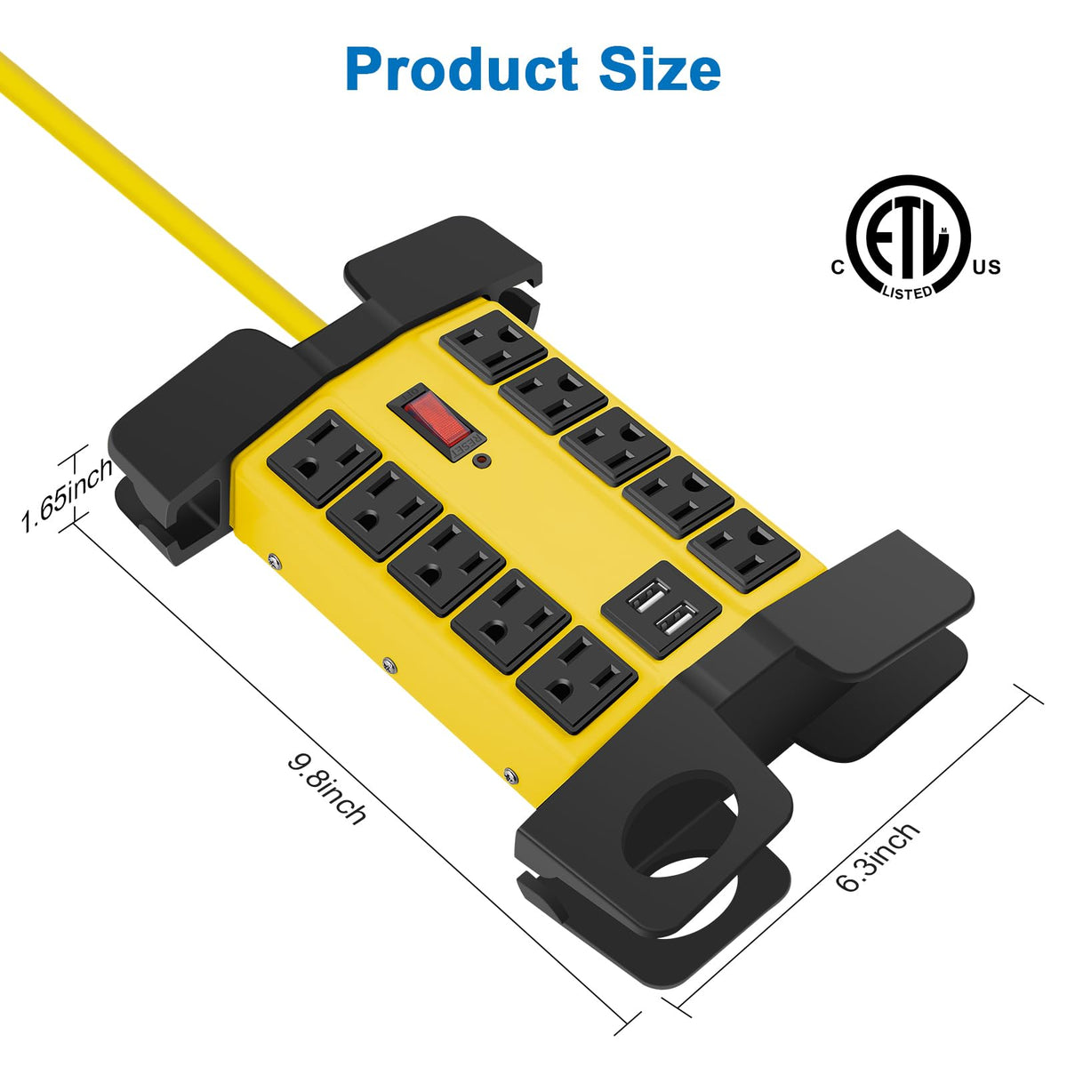 CCCEI size comparison next to tools showing compact footprint and capacity