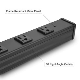 CCCEI power strip next to hand tools showing scale and practical workshop fit