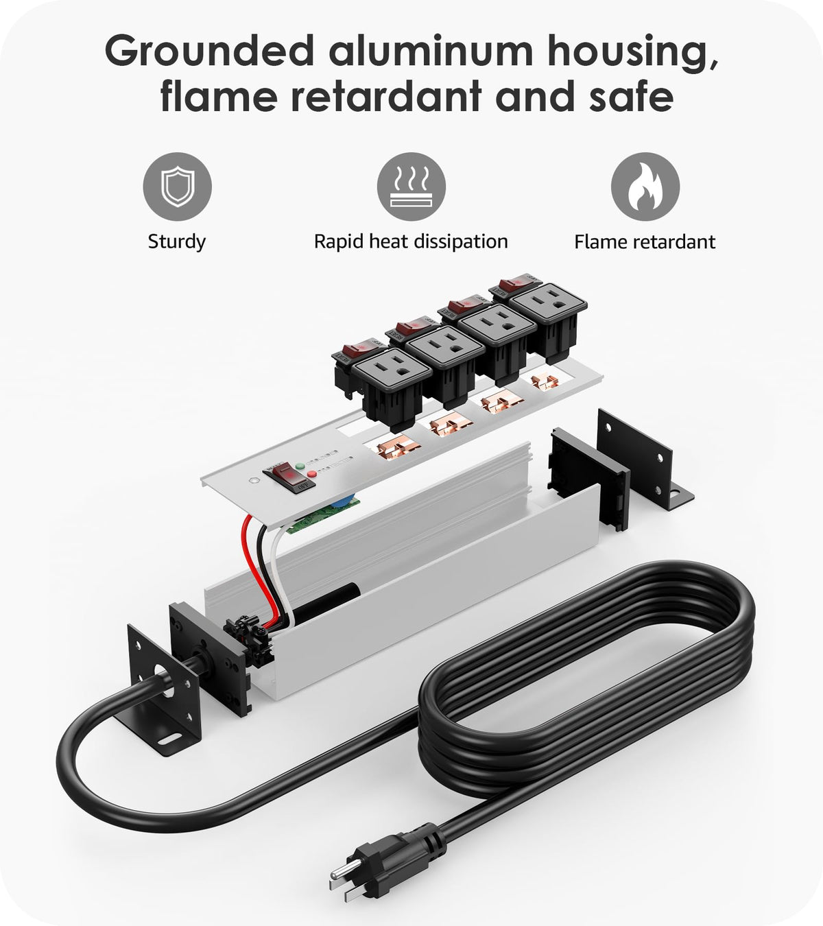 CCCEI surge indicator light and ETL label confirming protection
