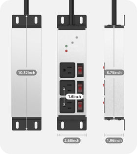 CCCEI illuminated surge indicator light showing active surge protection status