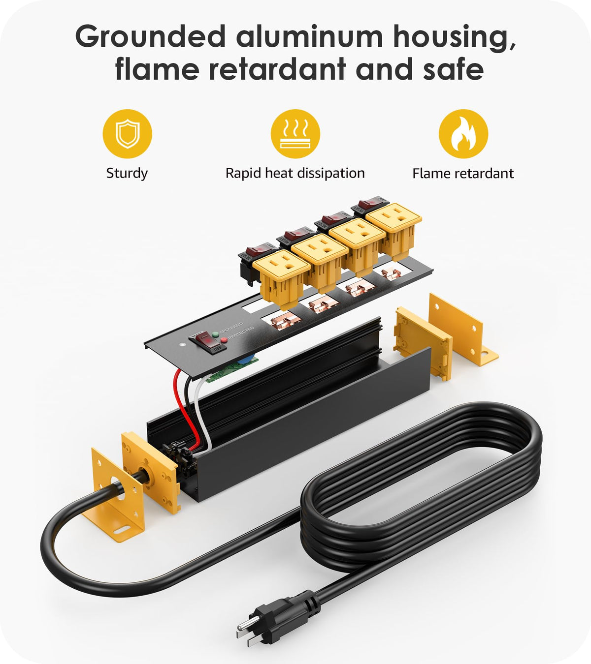 CCCEI surge protection indicator shows readiness and safety status.