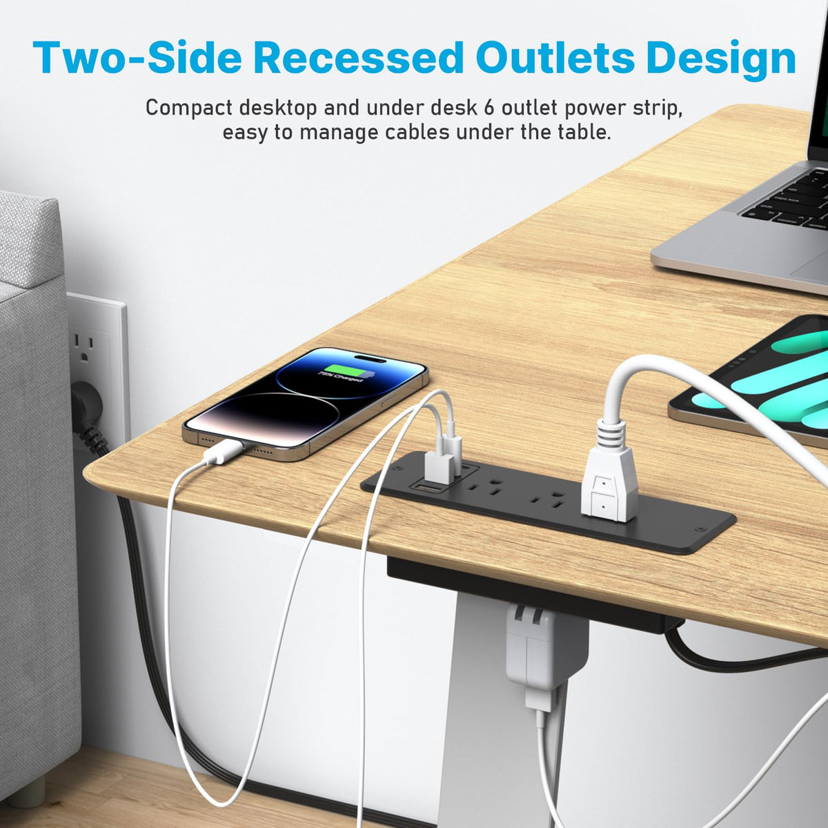 CCCEI USB-C PD port on power strip for fast charging