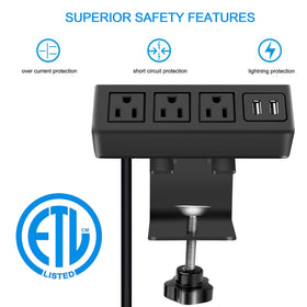 CCCEI USB ports enabling simultaneous device charging at a workstation