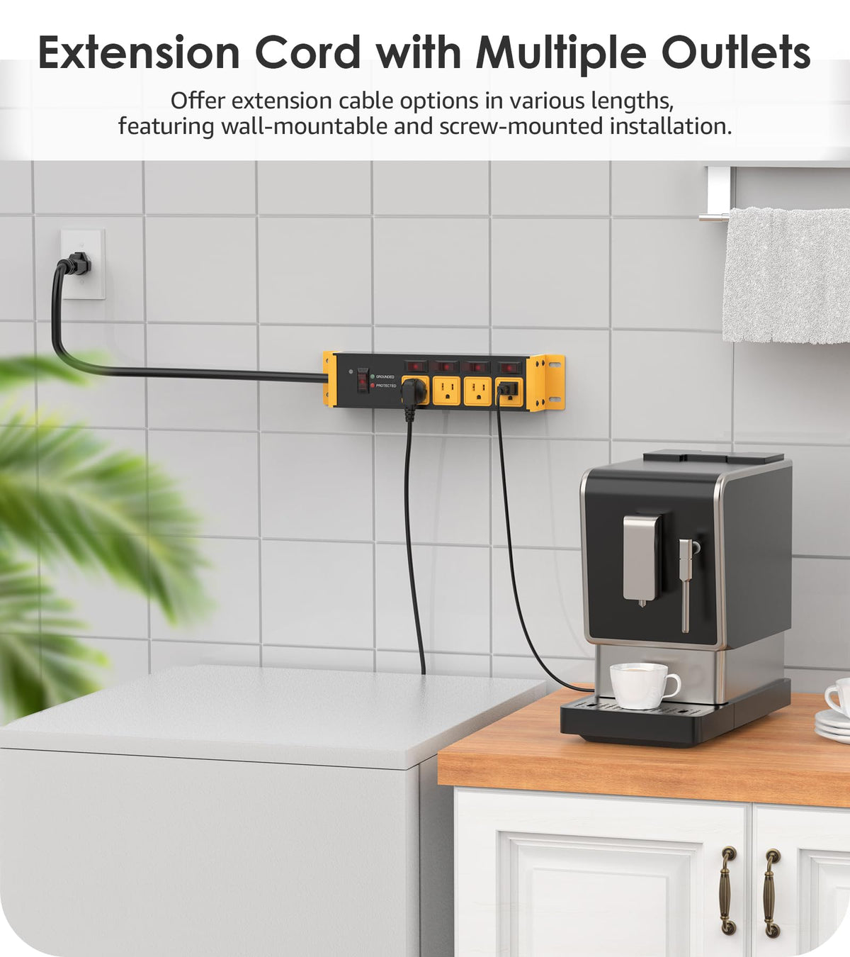 CCCEI mounted on workshop wall demonstrating secure installation and tidy power