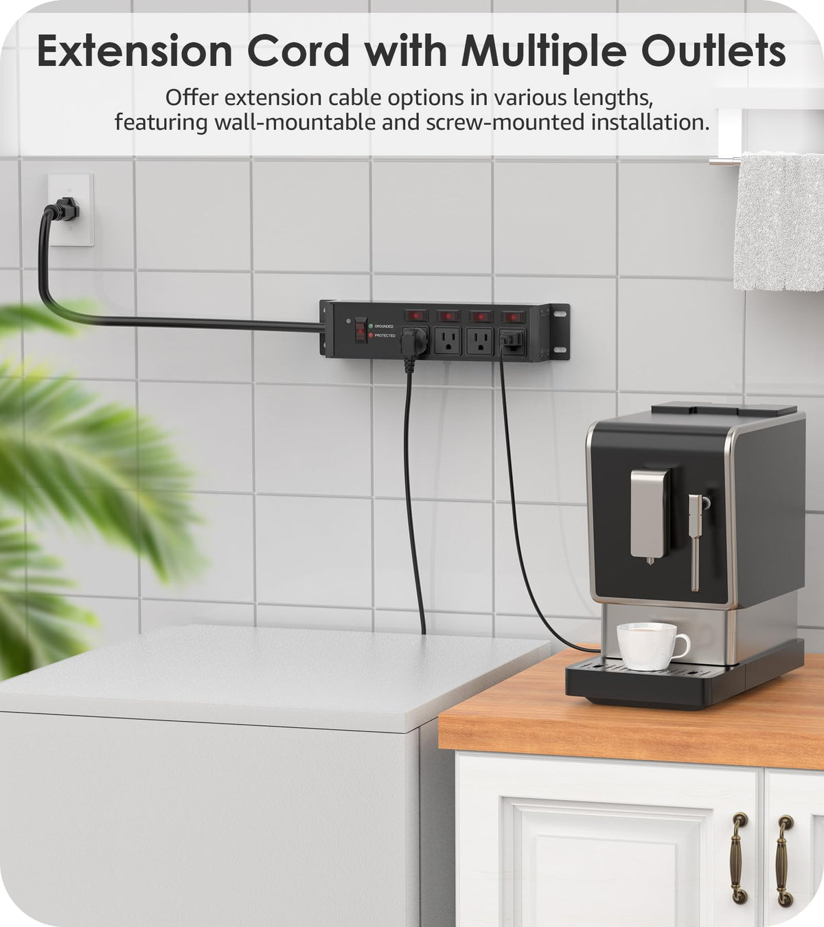 CCCEI four wide-spaced sockets reduce crowding for large plugs