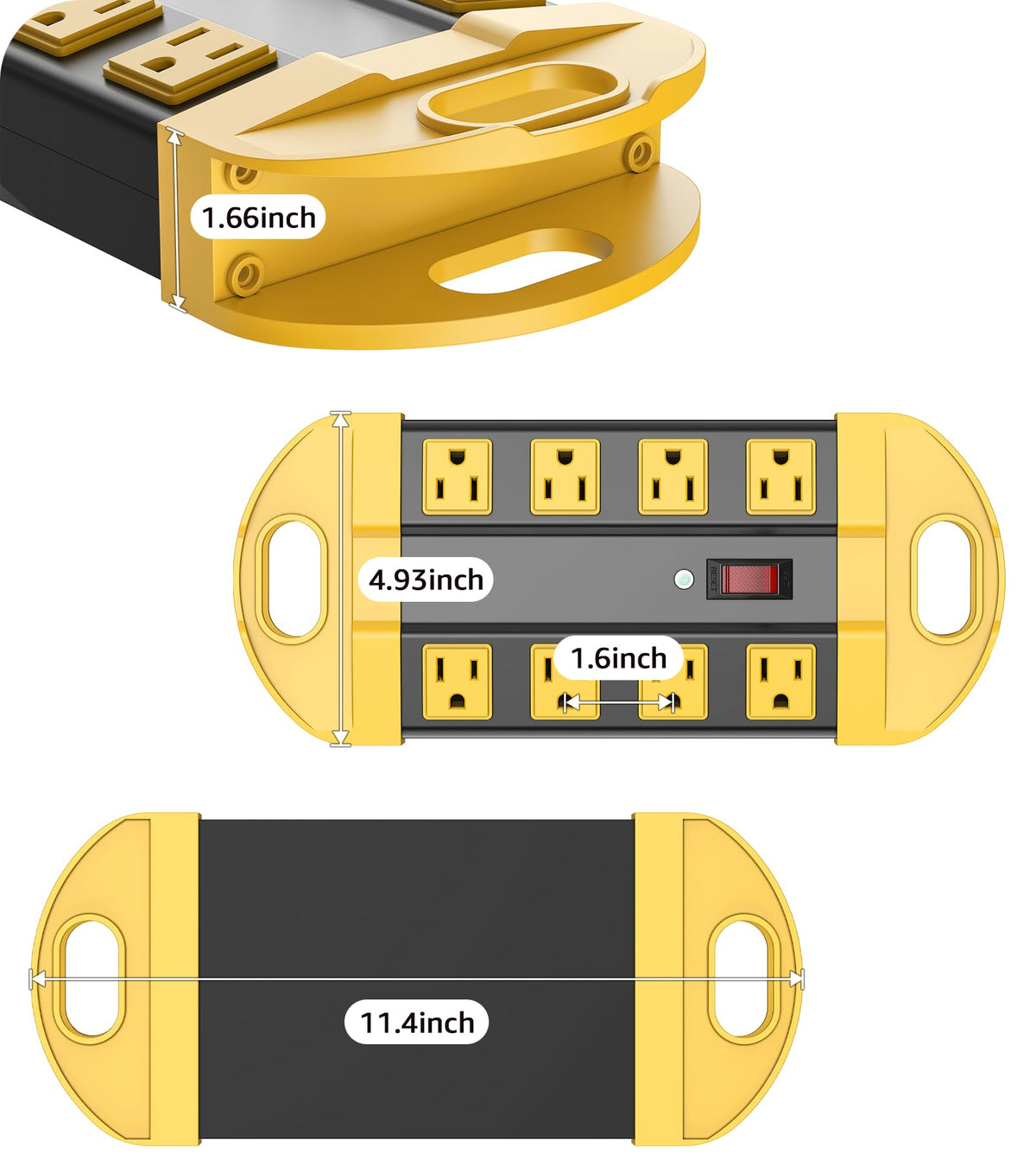 CCCEI wired-wrap ends facilitate cord management and tidy storage