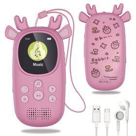 CCHKFEI 32GB kids MP3 player front view for easy music access