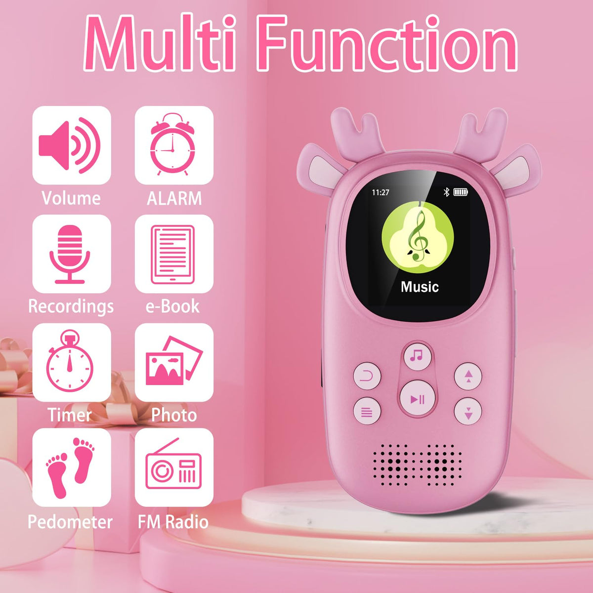 CCHKFEI cute reindeer pink design appealing for children