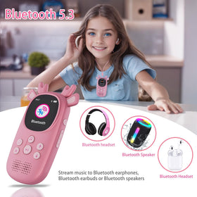 CCHKFEI held in a child's hand demonstrating compact size and portability