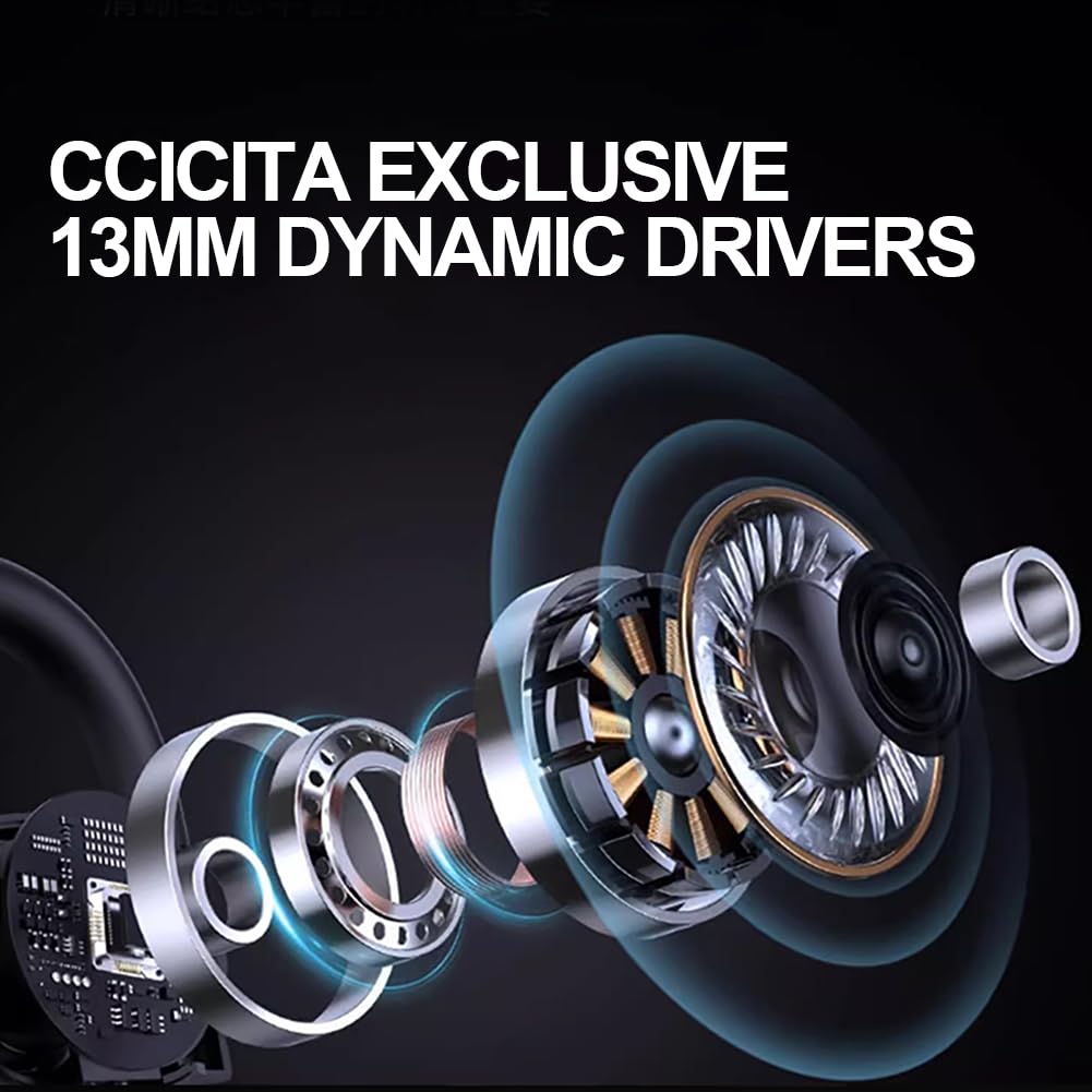 CCICITA K1 13mm drivers deliver balanced, clear sound