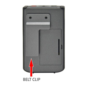 C. Crane CC Pocket battery compartment powered by two AA cells.