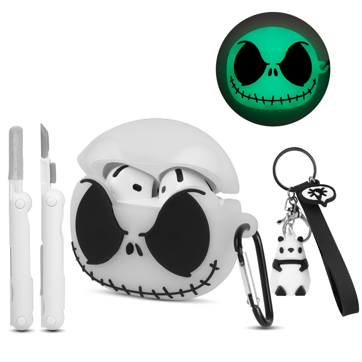 CCXNAS front view of AirPods 4 case showing protective fit and style