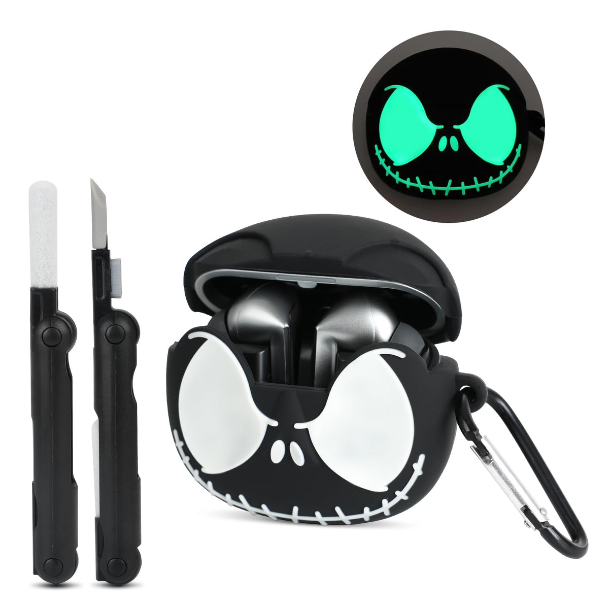 CCXNAS front view of skull case showing fit and protection benefit