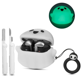 CCXNAS front view of case on Galaxy Buds 3 showing protective fit and style