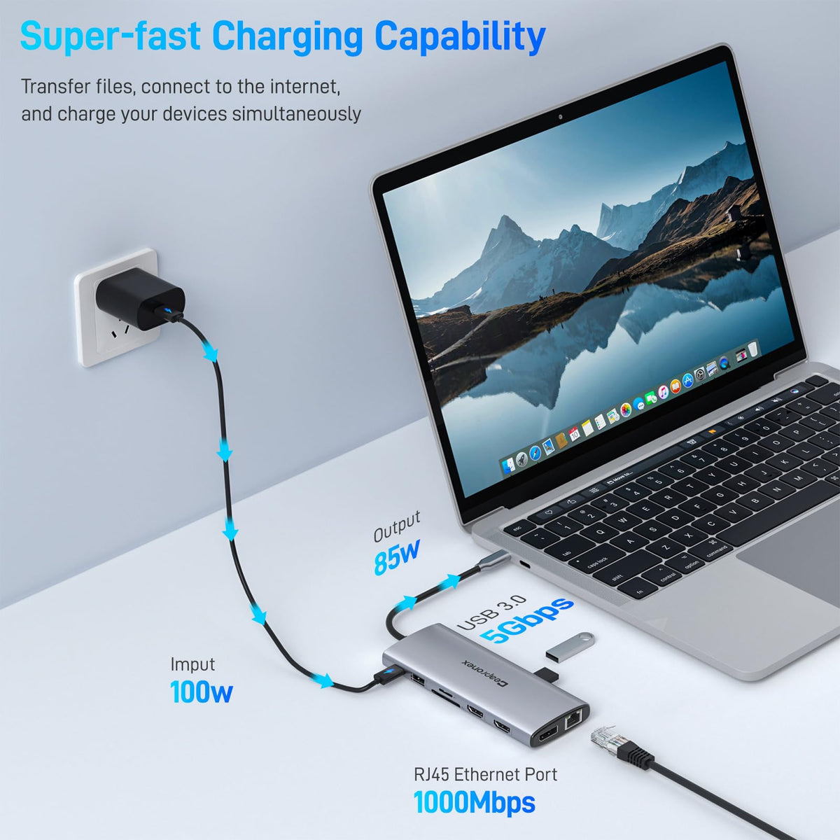 Ceapronex SD/TF card reader for quick media transfer and viewing.