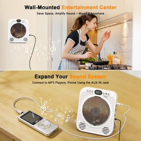 Ceihoit mounted on wall in living room for space-saving entertainment