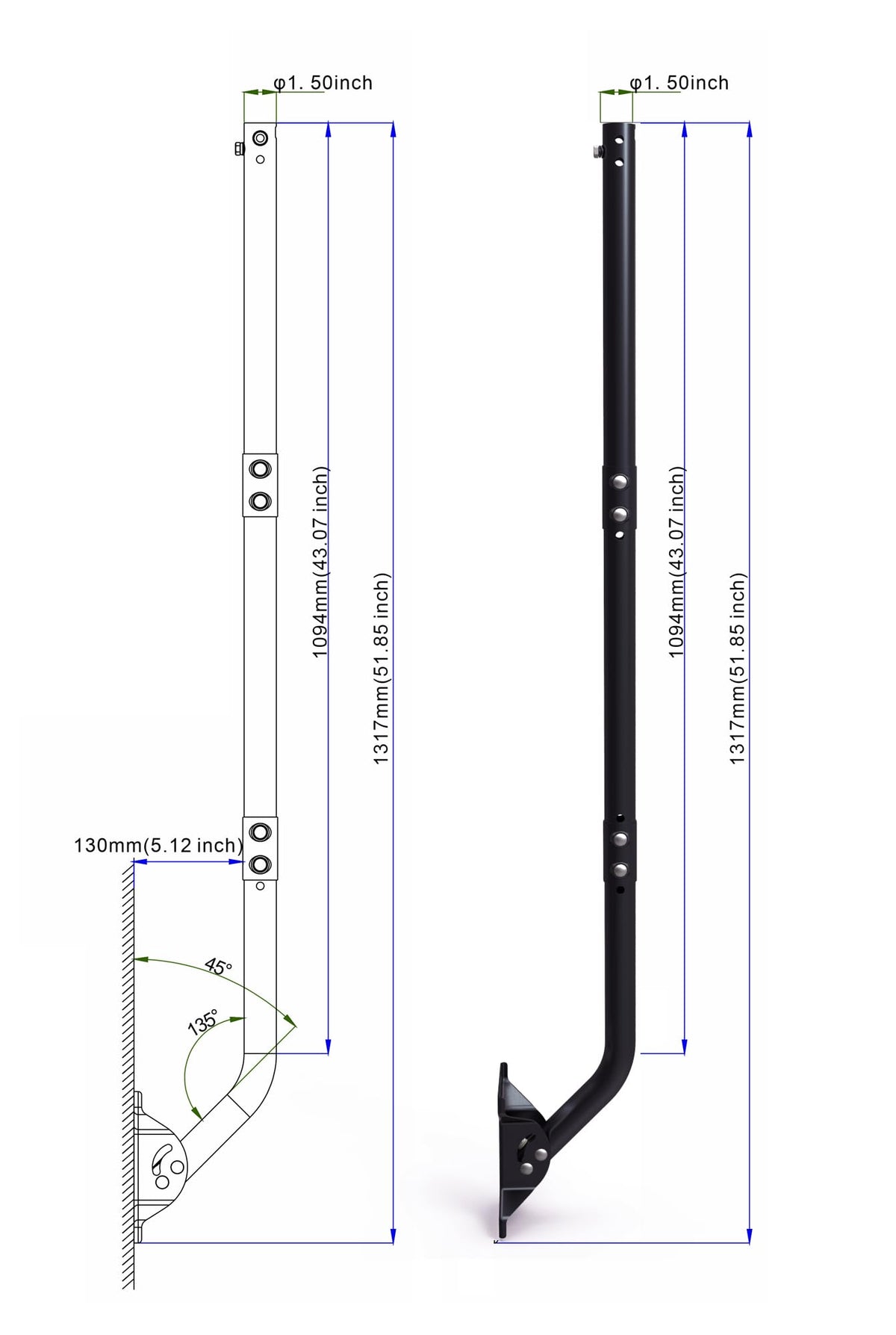 cekay close-up of welded joint and bracket plate displaying sturdy construction benefit