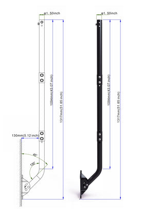 cekay close-up of welded joint and bracket plate displaying sturdy construction benefit