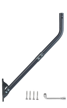 cekay mounted pole front view showing sturdy build and quick install benefit