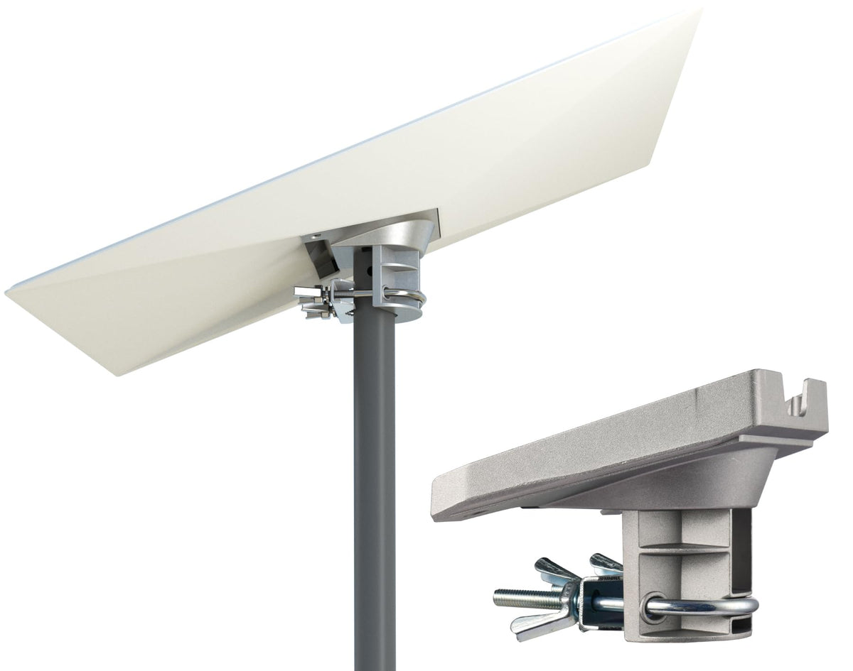 CEKAY Starlink Gen 3 mount adapter close-up on rugged outdoor-ready aluminum.