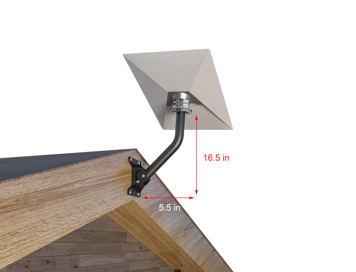 cekay tilt and rotation mechanism detail for precise dish alignment