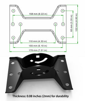 cekay wall and eave mounted showing versatile mounting options benefit