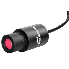 Celestron 5MP digital microscope imager setup enables quick classroom digitalization.