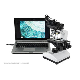 Celestron 5MP imager supports 23mm and 30mm eyepieces for versatile setup.
