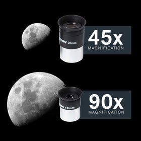 Celestron AstroMaster 70AZ weighs 10.8 lb for easy backyard setup.