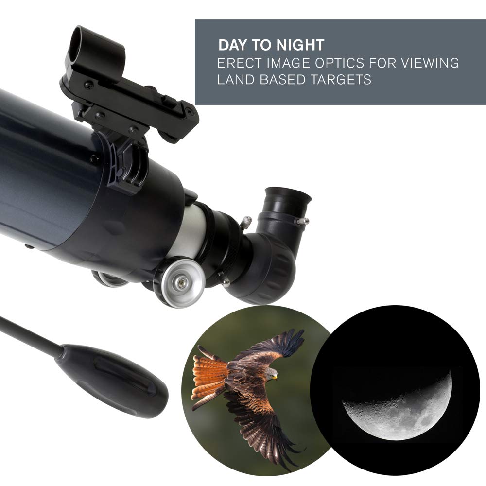Celestron AstroMaster 102AZ 20mm eyepiece for wide-field views.